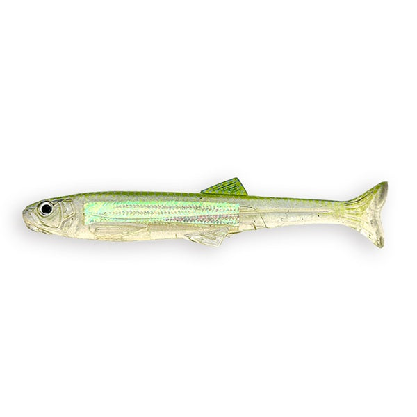 Imakatsu Worm Huddle Swimmer 4inch Flash plate & Real color #S-623 Smelt (Rainbow)