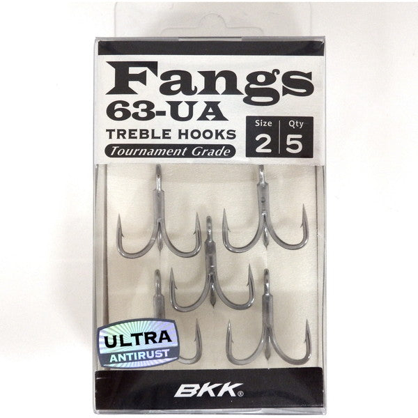 BKK Fishing Hooks FANGS 63 UA #2 (t)