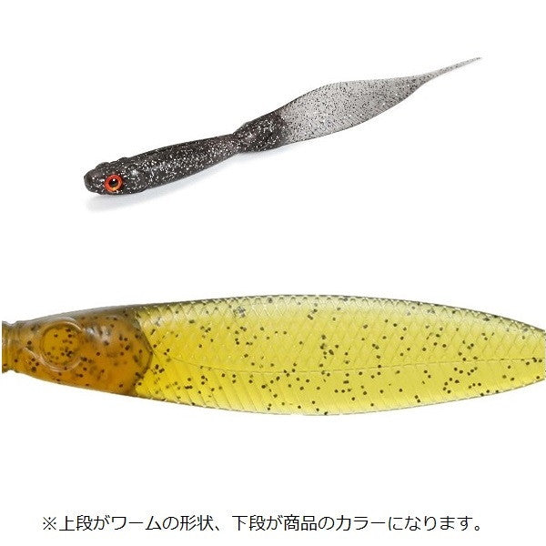 Issei Worm Liar Minnow Flat Sakana Sakana 3.8inch #74 Shrimp Goby