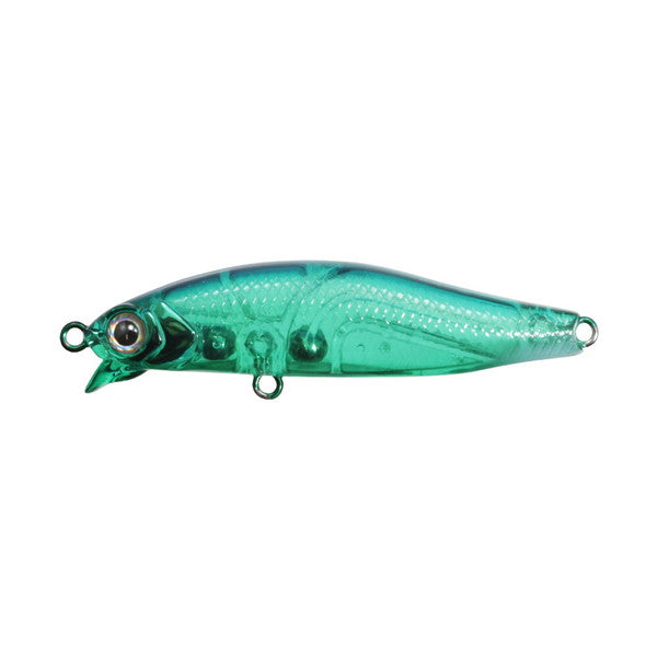 Issei SW Lure Umitaro Ame Minnow 48SR-SF #014 Kabura Green Tail Glow