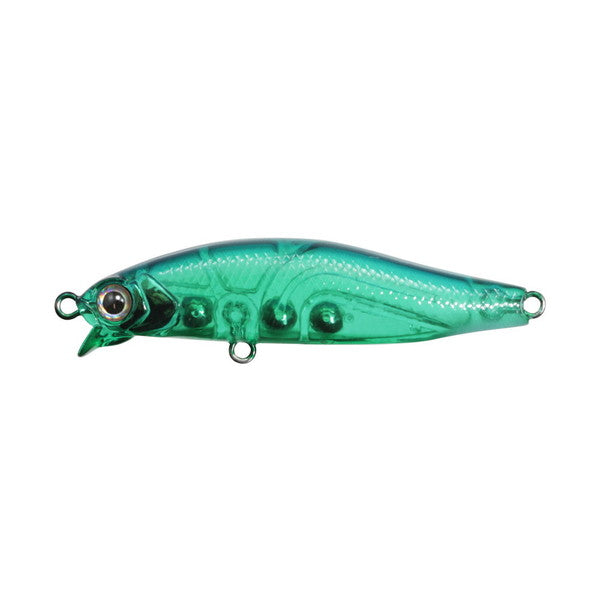 Issei SW Lure Umitaro Ame Minnow 48SR-SS #014 Kabura Green Tail Glow