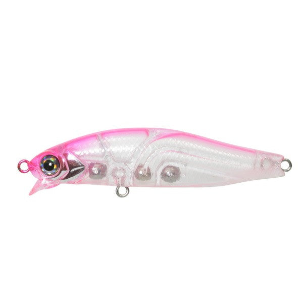 Issei Umitaro Ame Minnow 55SR-SF #003 Pink Back Tail Glow