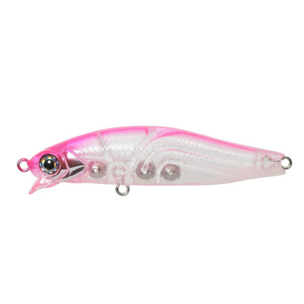 Issei Umitaro Ame Minnow 55SR-SS #003 Pink Back Tail Glow
