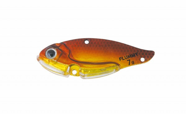 Bottomup Bass Lure Flummy 7.0g Burning Shad