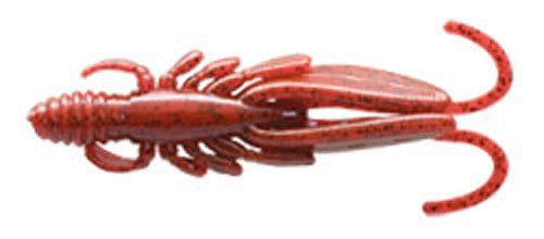 Ecogear Worm Bug Ants 3inch #069 Bloody Red/Black Flk