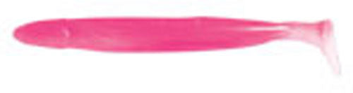 Ecogear Worm Power Shad 4inch #102 Glow (luminous)/Pink back
