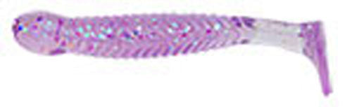 Ecogear Worm Grass Minnow L 3-1/4inch #345 Hokuriku UV Purple Holo