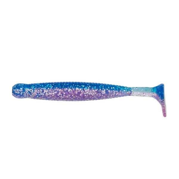 Ecogear Worm Grass Minnow M 2-1/2inch #551 Rush Blue Pink UV