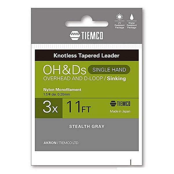 Tiemco OH&D Leader Sinking Single 11FT 3X