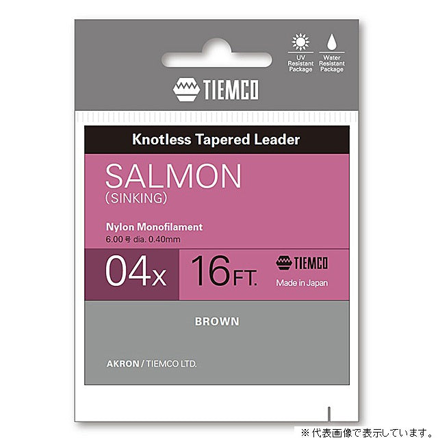 Tiemco Salmon Leader Sinking 16FT 2X