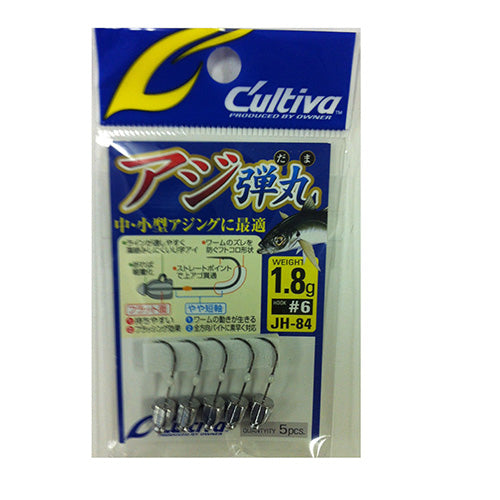 Owner C'ultiva Jig Head JH-84 Aji-Dangan 1.8g-#6