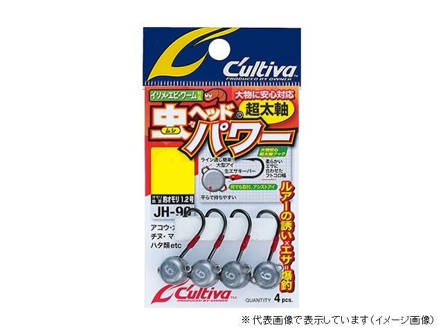 Owner C'ultiva Jig Head JH-90 Bug Head Power 6g-#5