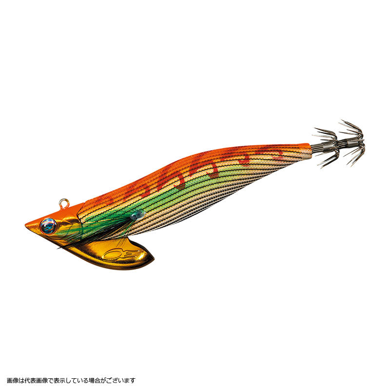Daiwa Egi Emeraldas Boat II RV #3.5 (50g) Gold - Striped Orange