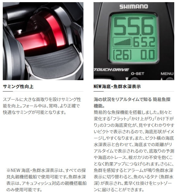 Shimano 21 Force Master 200 English Display