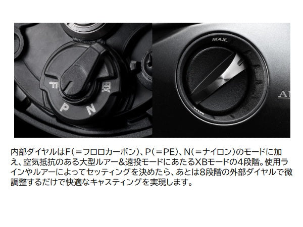 Shimano 23 Antares DC MD HG (Left handed)