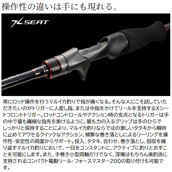 Shimano 23 Bioimpact Maruika 73 145 (Baitcasting 1 Piece)