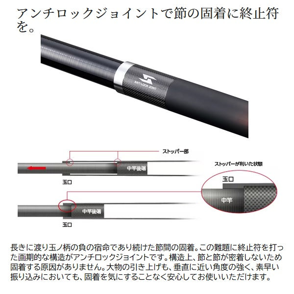 Shimano 23 Master Tune Landing Shaft 600 (Telescopic 6 piece)