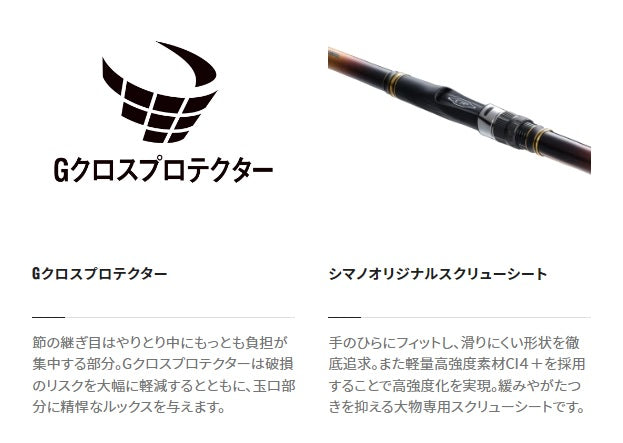 Shimano Iso Rod 22 Raiarm BG 5-500 (Telescopic 5 piece)