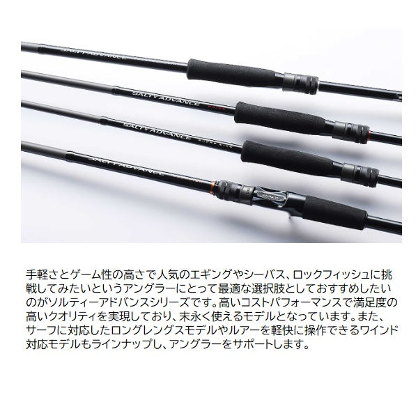 Shimano Seabass Rod 25 Salty Advance Shore wind S80M (Spinning 2 piece)