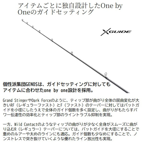 Shimano Seabass Rod 25 Exsence Genos S88M/RF (Spinning 2 piece)