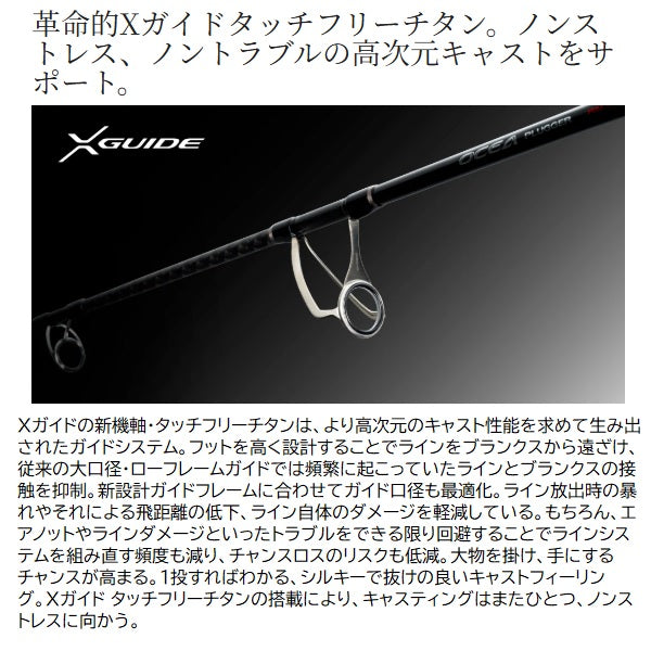 Shimano Offshore Rod 24 Ocea Plugger Full Throttle S710H (Spinning 2 piece / Grip Joint)