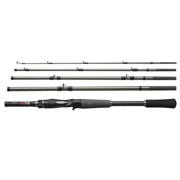 シマノパックロッド 24 UNFIX B-66MH-5バ ス釣り② Shimano 24 Unfix B66H-5 (Baitcasting 5 piece)