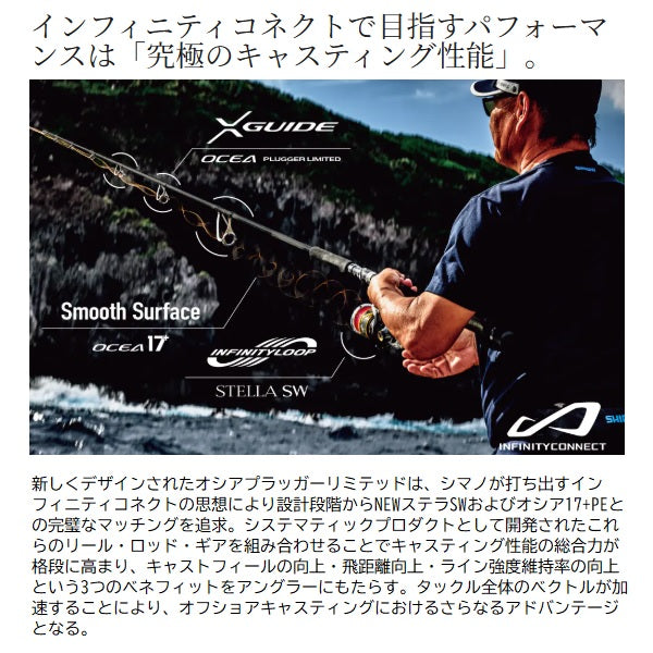 Shimano Offshore Rod 25 Ocea Plugger Limited S88MH (Spinning 2 piece / Grip Joint)