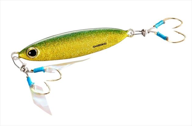 Shimano Metal Jig Ocea Stinger Butterfly Flat Light 100g #11 Glitter Green Gold