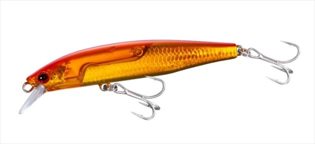 Shimano Bass Lure ZQ-M11V Scorpion World Jerk 110F Flash Boost 003 N Red Gold