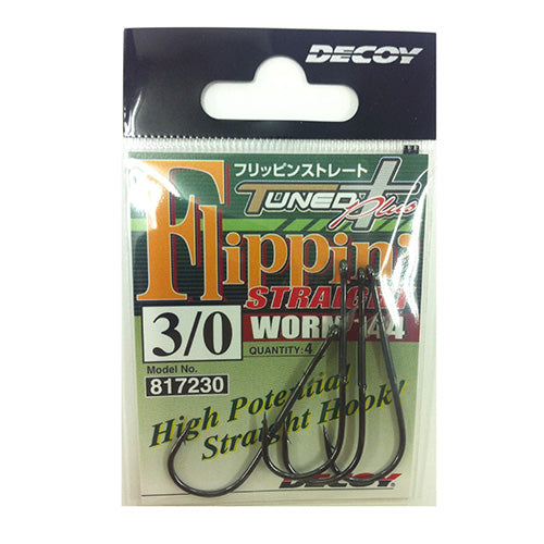 Decoy Worm Hook 144 Flippin' Straight #3/0 Decoy Worm Hook 144 Flippin' Straight #3/0
