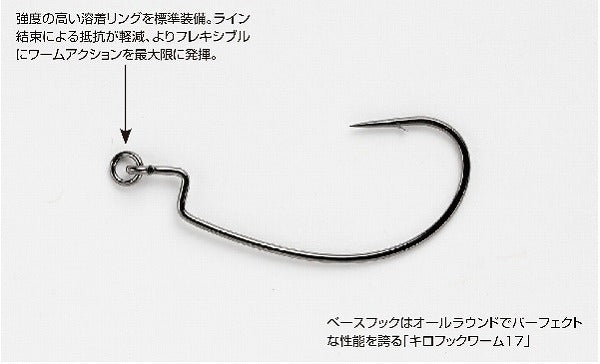 Decoy Worm 417 Ringed Kg Hook #2