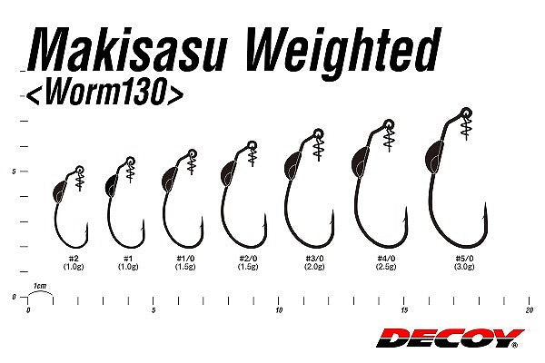 Decoy Worm 130 Maki-Sasu Weighted #4/0