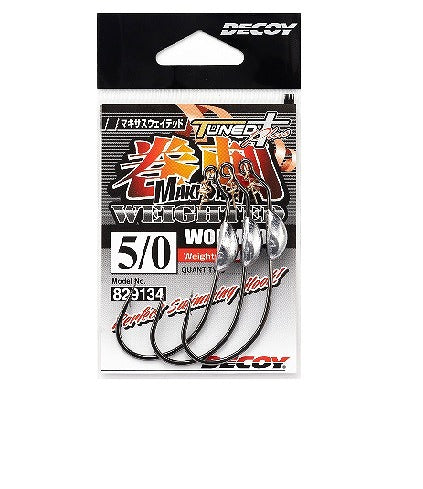 Decoy Worm 130 Maki-Sasu Weighted #5/0