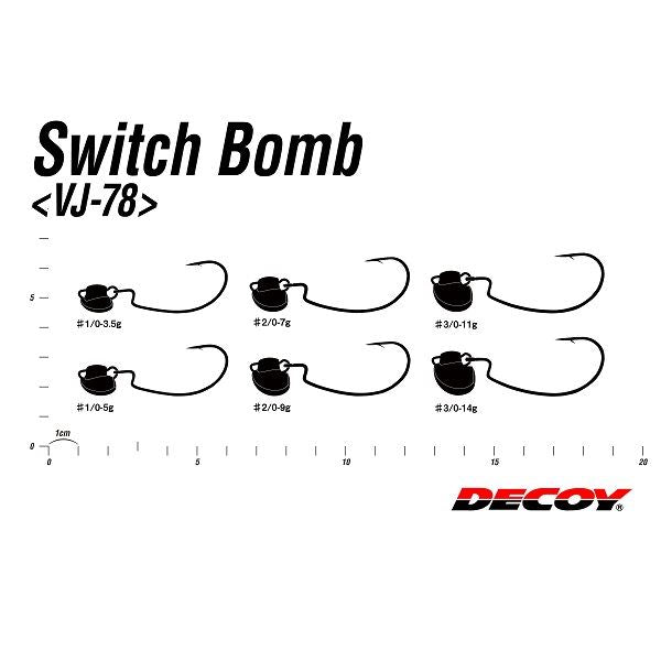 Decoy Jig Head VJ-78 Switch Bomb #1/0-5g