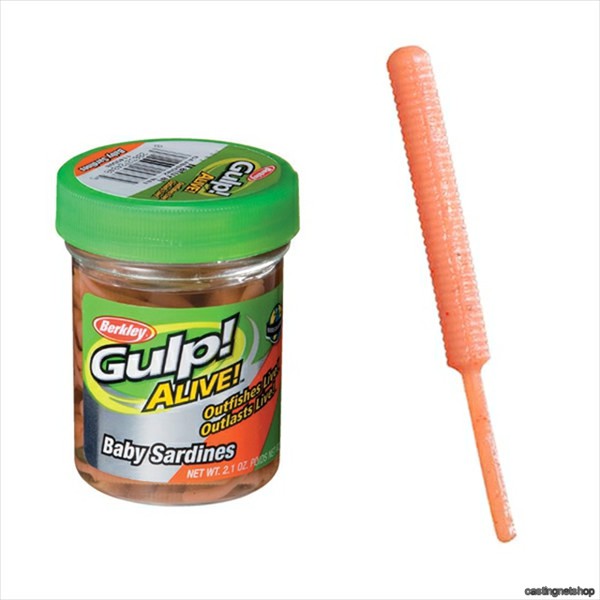 GULP アジメバル 旧フォーミュレーション Baby Sardine Berkley GAJBSDN 2-OT G Alive Baby Sardine 2 Orange tiger