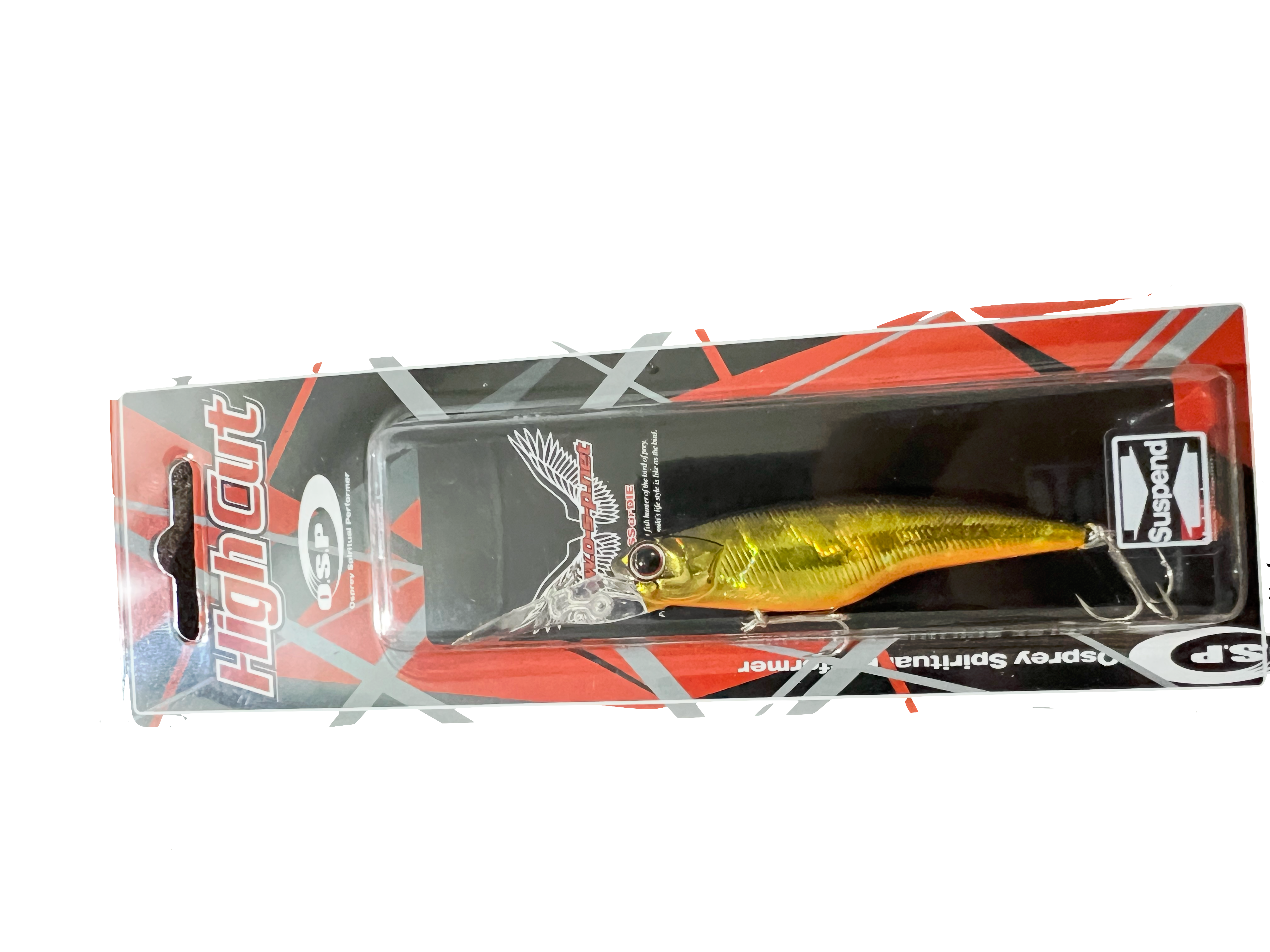 O.S.P Bass Lure High Cut-SP H04 Kurogane Orange Berry