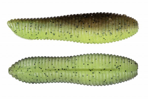 O.S.P Worm Spinnuts 65 TW107 Green/Pumpkin/Chart