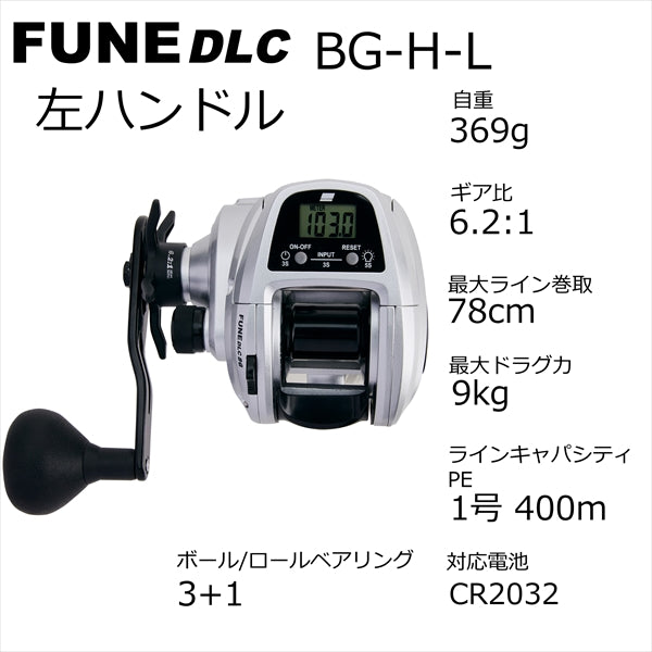 Abu Garcia Fune DLC BGH-L (Left Handle)