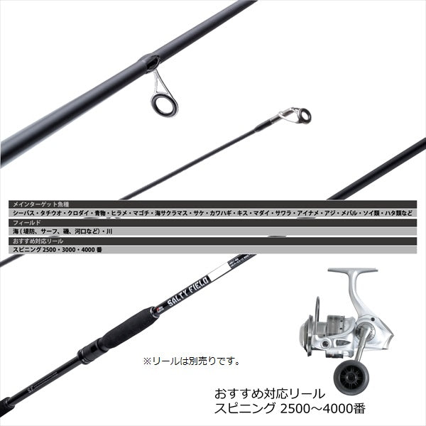 Abu Garcia Salty Field SFS-936M-TE (Spinning 6 Piece)