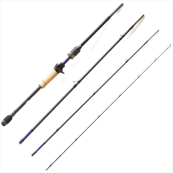 Abu Garcia Ajing Rod Eradicator Baitfinesse EBTC-704LT-MB (Baitcasting 4 Piece)