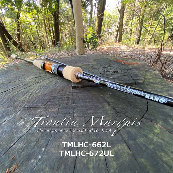 Abu Garcia Trout Rod Troutin Marquis Lake Hunt TMLHC-662L (Baitcasting 2 Piece)