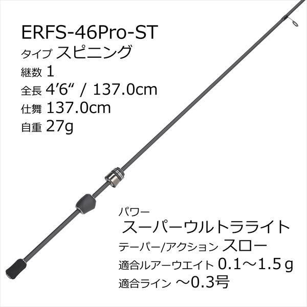 Abu Garcia Ajing Rod Eradicator Real Finesse Prototype ERFS-46Pro-ST (Spinning 1 Piece)