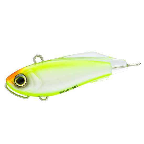 Duel Seabass Lure Hardcore Solid Spin 32g 50mm #10 Pearl Chart