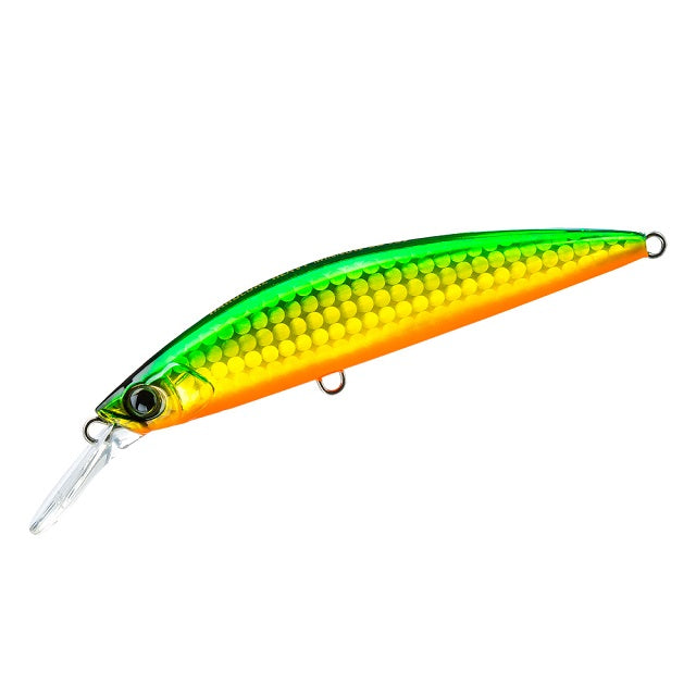 Duel Seabass Lure Hardcore Heavy Minnow (S) 70mm Gold Green