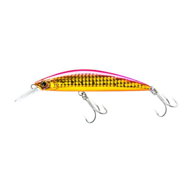 Duel Seabass Lure Hardcore Heavy Minnow (S) 90mm Flounder Gold Pink