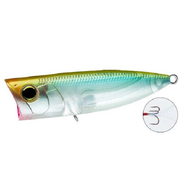 Duel Bass Lure Hardcore Popper 70F GSPS Ghost Pearl Shad