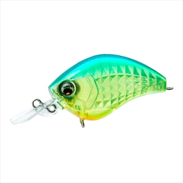 Duel Bass Lure L-Bass Flat Crank 55F MGLC Metallic Ghost Lime Chart