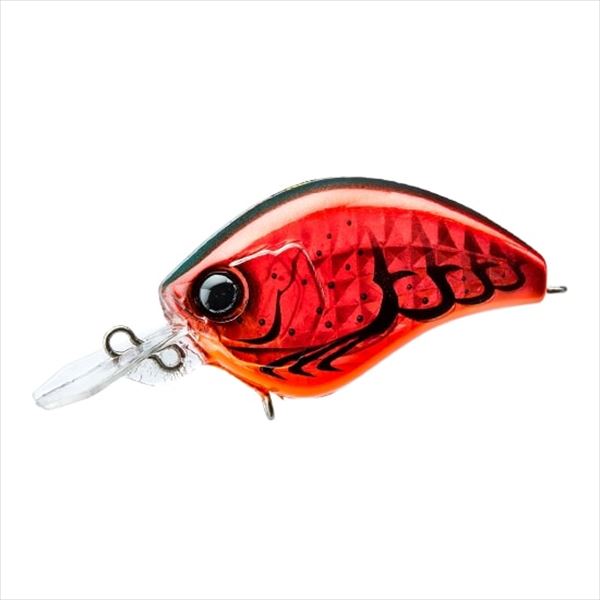 Duel Bass Lure L-Bass Flat Crank 55F MGRC Metallic Ghost Red Claw