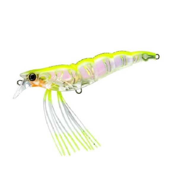 Duel Bass Lure L-Bass Shrimp 70SS GSCB Ghost Chart Back