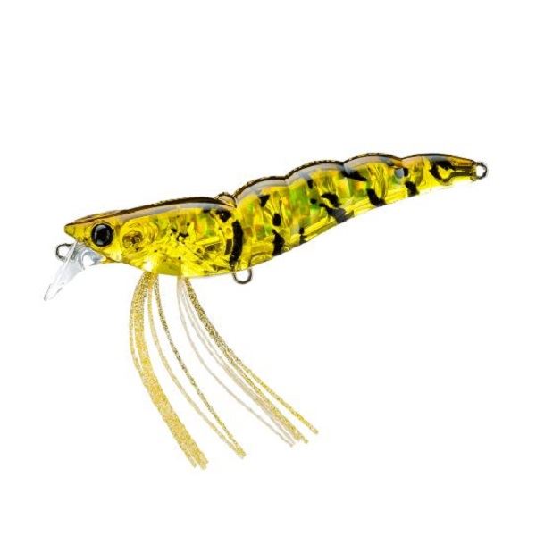 Duel Bass Lure L-Bass Shrimp 70SS GSEB Gold Stripe Shrimp